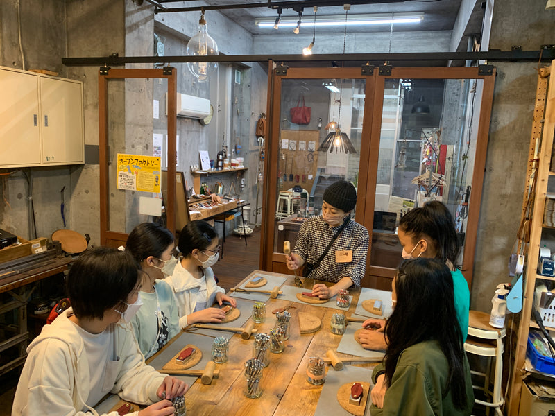 A factory tour with hands-on leather crafting experience.in JAPAN - Kawasaki City Store