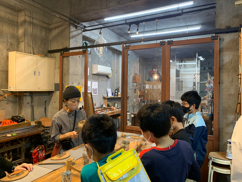 A factory tour with hands-on leather crafting experience.in JAPAN - Kawasaki City Store