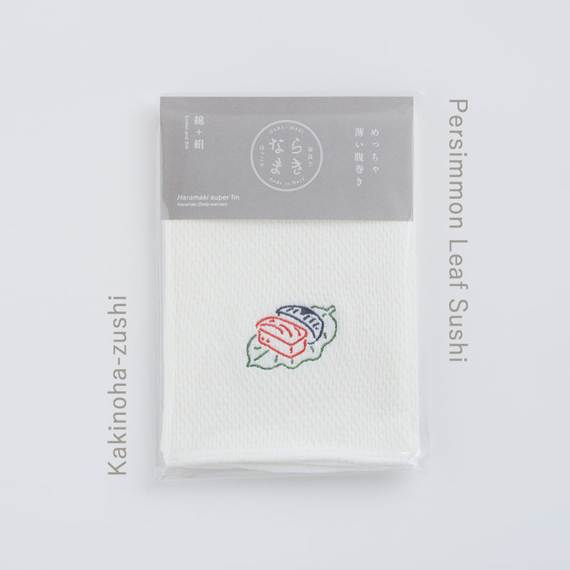 From the best textiles place in Japan / Naramaki Super Thin Belly Warmer - Nara Lucky Charm-  Nara Store Japan