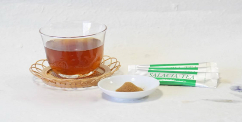 Salacia Slim Tea w/ Houjicha 'I'm kinda happy' by dojindo in - Kumamoto Store Japan