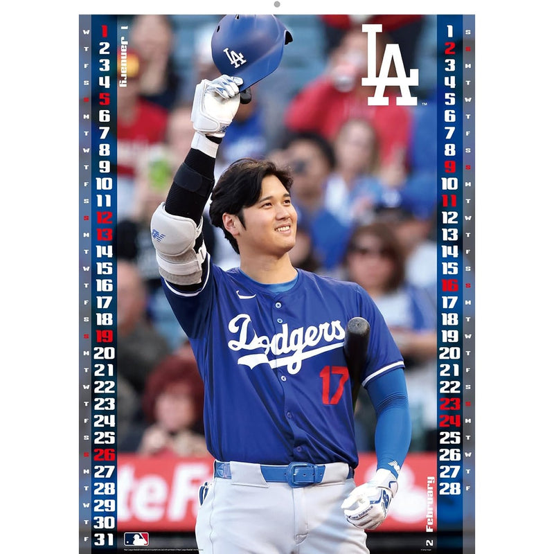 L.A. Dodgers Shohei Ohtani 2025 Calendar Wall Hanging by ENSKY JAPAN - Tokyo Sakura Mall