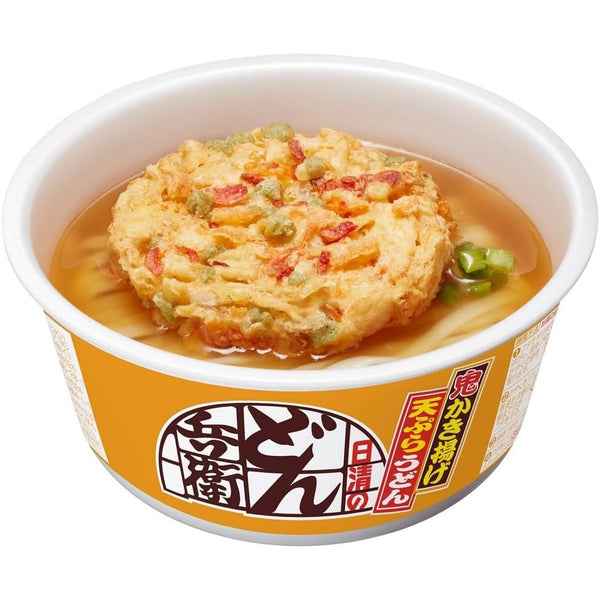 Nissin DONBEI Kakiage Tempura Instant Udon Noodle  97g x 12 packs Japan - Tokyo Sakura Mall