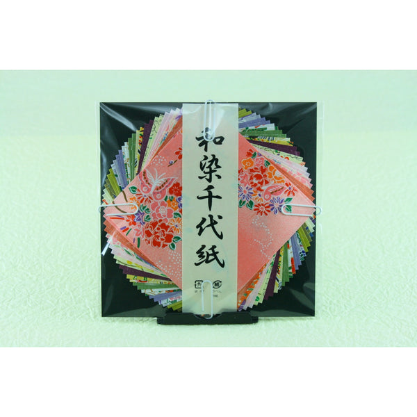 Wazome Chiyogami 10×10cm - Yuzen and Unryu-patterned Washi 30 papers set - Kurumira Shop