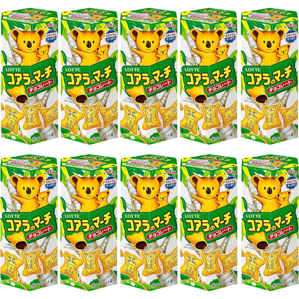 Lotte Koala no March (Chocolate) 48g × 10-pack Made in JAPAN Limited Version - Tokyo Sakura Mall