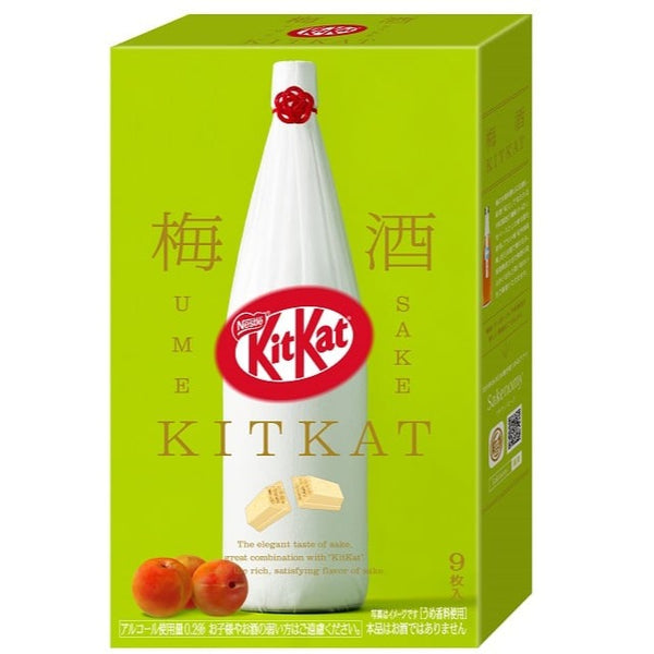 Kit Kat Mini Umeshu Plum Wine Flavor 9-Pack Limited Version Made in JAPAN - Tokyo Sakura Mall