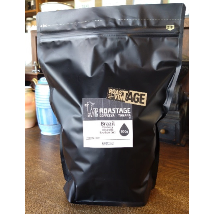 Roasted Coffee Beans RoastAgeVintage Brazil Peaberry Amarelo Bourbon (W)- feel NIPPON STORE