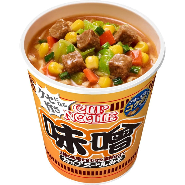 Nissin Cup Noodle Rich Blend of 3 Types Miso Flavor 82g x 20 Made in Japan - Tokyo Sakura Mall