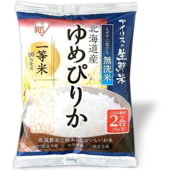 Hokkaido No.1 YumePirika Wash-Free Fresh Rice Kome 300g Made in JAPAN - Tokyo Sakura Mall