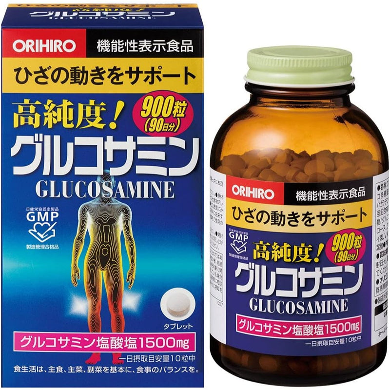 ORIHIRO Glucosamine Supplement 900 Tablets Made in Japan - Tokyo Sakura Mall