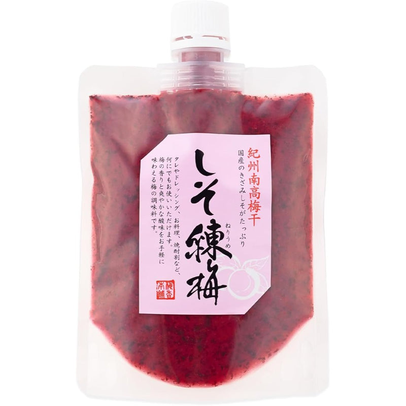 Shiso Ume Shiso Neri Ume Kishu Nanko Plum Paste 180g Tube Pack Made in JAPAN - Tokyo Sakura Mall