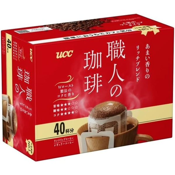 UCC Artisan Coffee One Drip Coffee Aroma Rich Blend 40 Packs Japan - Tokyo Sakura Mall