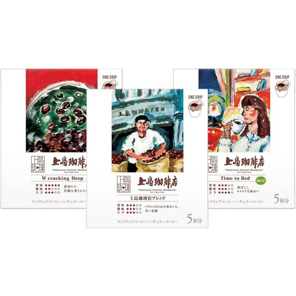 UCC Ueshima Coffee Shop One Drip Coffee Time to Bed (12g x 5P) x 12 boîtes