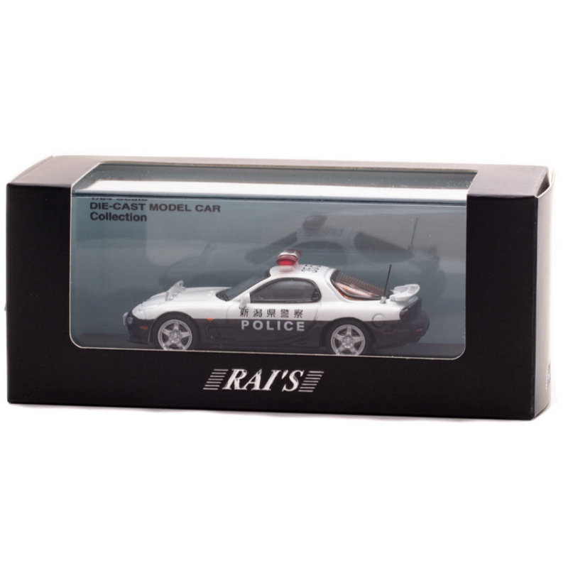 RAI'S 1/64 Mazda RX-7 (FD3S) Saitama Highway Police Mini-Car Limited 1000 Made in JAPAN - Kurumira