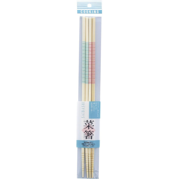 Ishida Japanese Made Chopsticks Nabashi Kabuki Non-Slip 2-Pack 33cm - Tokyo Sakura Mall