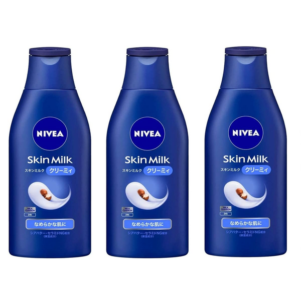 NIVEA Skin Milk Creamy 200g x 3 BottlesMade in Japan - Tokyo Sakura Mall