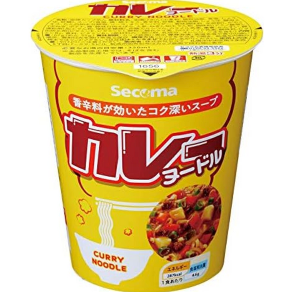 SECOMA Curry Noodle Instant Ramen 12 Packs Japon