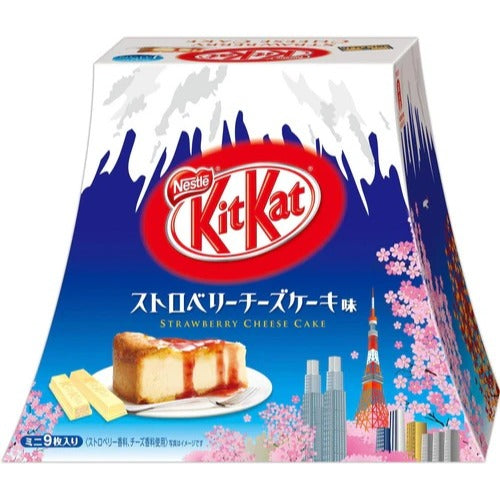 Kit Kat Mini Japanese Fuji Mt.Fuji Strawberry Cheesecake Flavor - Tokyo Sakura Mall