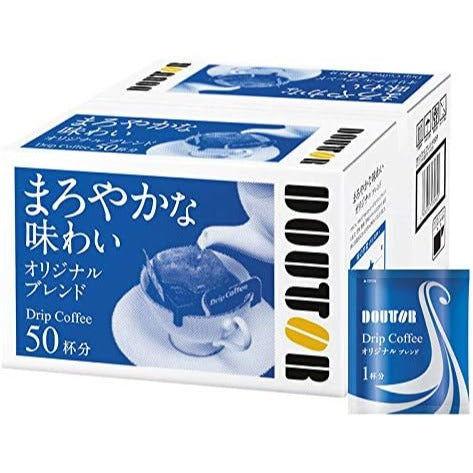 DOUTOR Coffee Drip Coffee Original Blend Mild Taste 50Packs Japan Import - Tokyo Sakura Mall