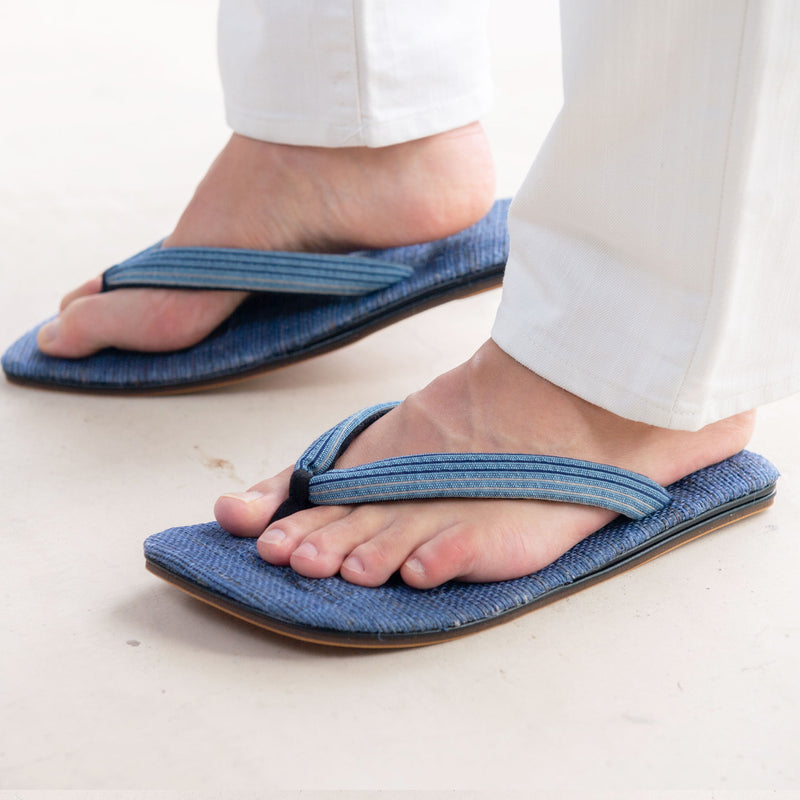 Modern Style Japanese Traditional Sandal by YAMATOKOBO Re:休 Shijira weave straps｜H3004-  Nara Store Japan