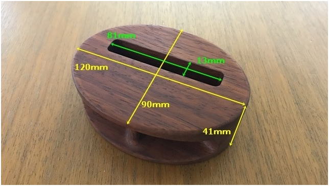 MUKUNE Wooden Passive Desktop Speaker for Smartphones - Kurumira Shop