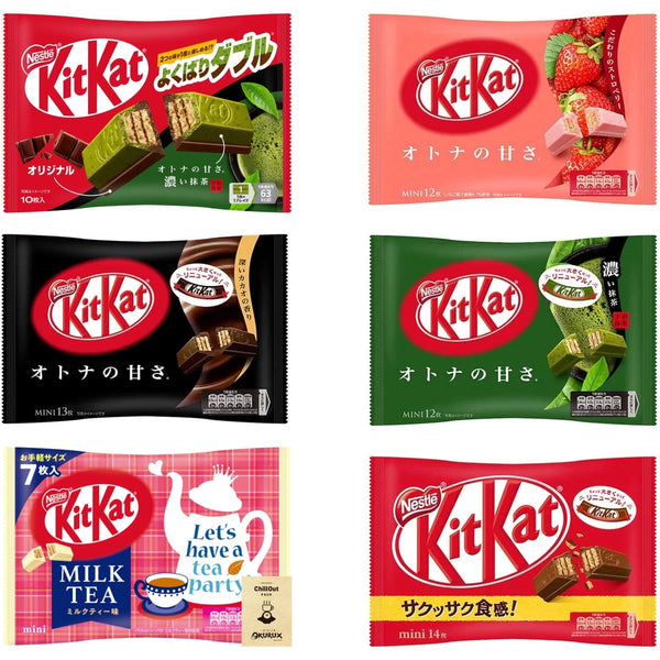 Nestlé Kit Kat Mini 6 Assorted Set exclusive sell only JAPAN DONKI - Tokyo Sakura Mall