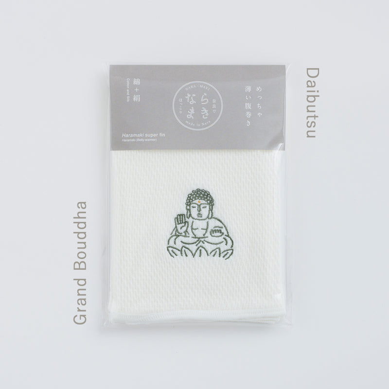 From the best textiles place in Japan / Naramaki Super Thin Belly Warmer - Nara Lucky Charm-  Nara Store Japan