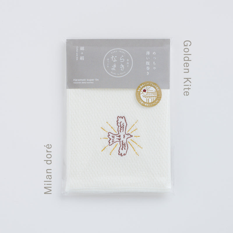 From the best textiles place in Japan / Naramaki Super Thin Belly Warmer - Nara Lucky Charm-  Nara Store Japan