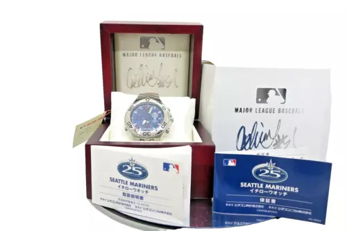 Mint Rare Citizen Watch Seattle Mariners 25th 51 Ichiro Special Model Used- The Japan Pride