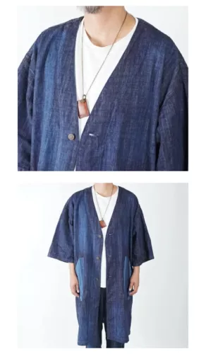 Denim Atelier Jinbaori Coat Jacket masterpiece by craftsmen From JAPAN - The Japan Pride